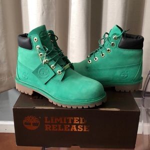 LIMITED RELEASE CELTIC GREEN TIMBERLANDS!